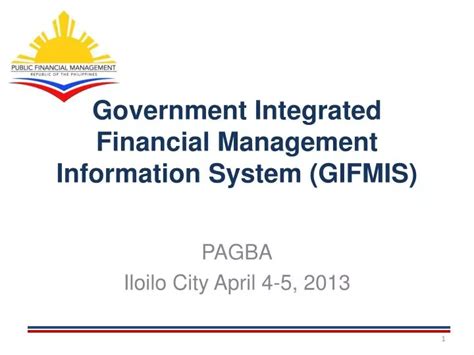 GOVERNMENT INTEGRATED FINANCIAL MANAGEMENT INFORMATIO.